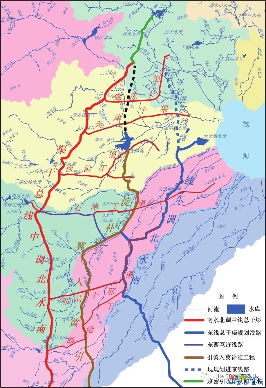 圖6 南水北調(diào)東線后續(xù)工程線路